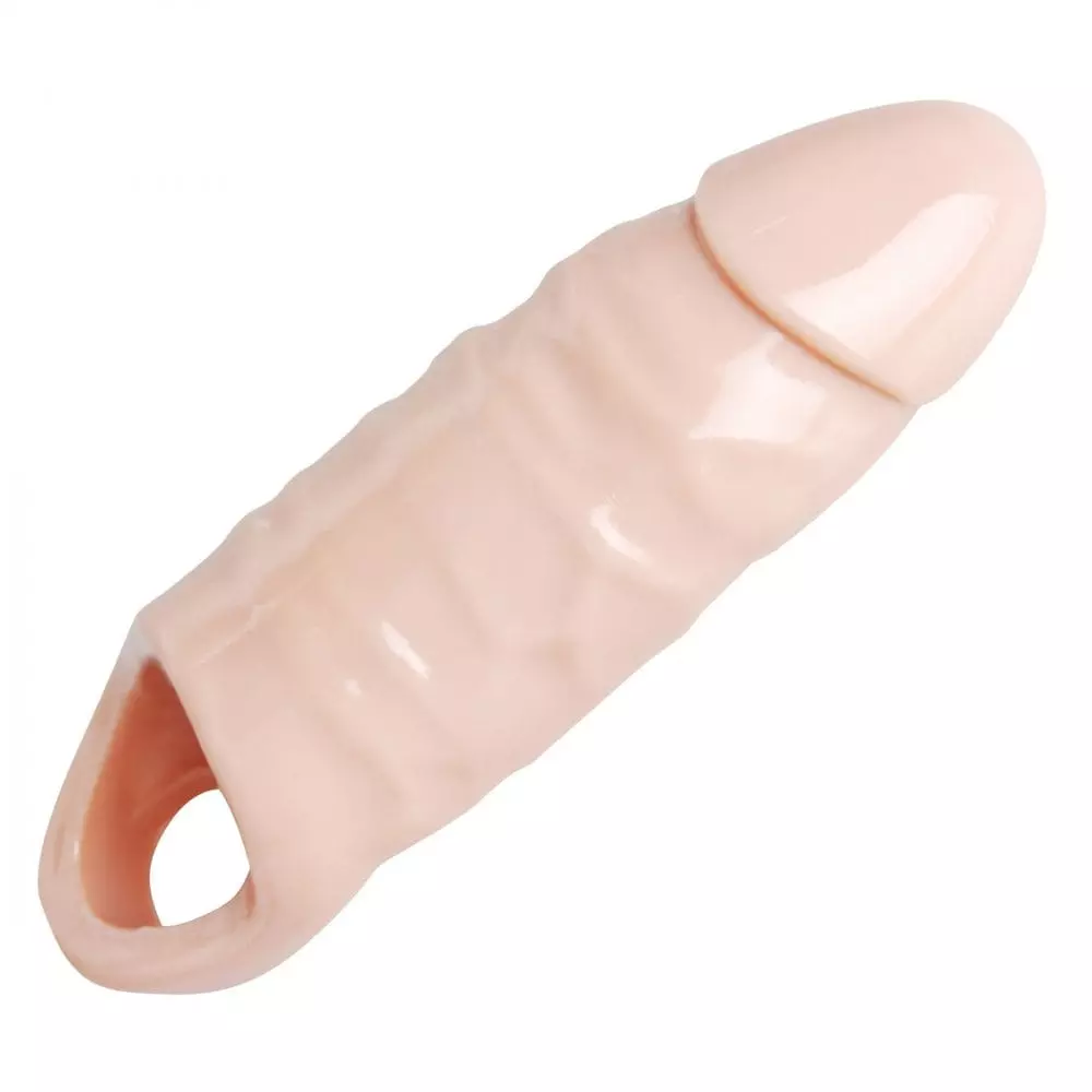 Size Matters 2" Really Ample XL Penis Enhancer Sheath In Flesh